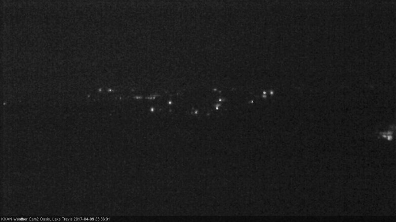 Lake Travis webcam, April 9, 2017 10:35 PM CT