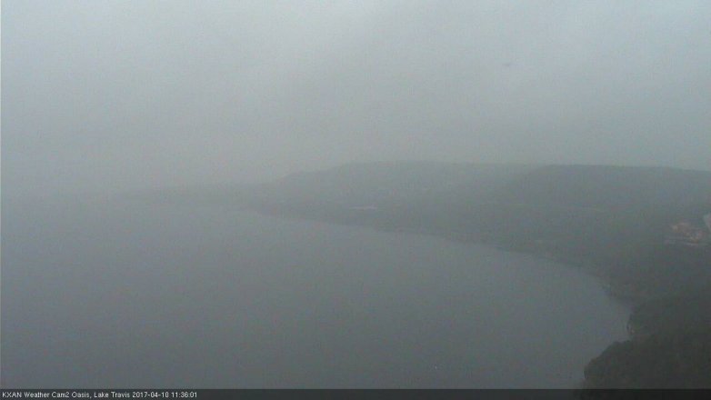 Lake Travis webcam, April 10, 2017 11:00 AM CT