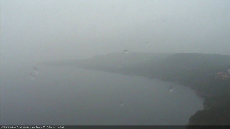 Lake Travis webcam, April 10, 2017 11:05 AM CT