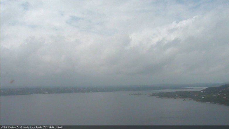 Lake Travis webcam, April 10, 2017 12:25 PM CT