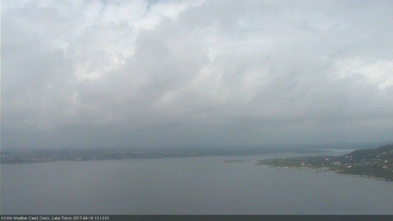 Lake Travis webcam, April 10, 2017 12:35 PM CT