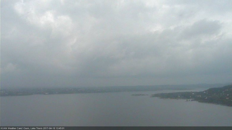 Lake Travis webcam, April 10, 2017 12:55 PM CT