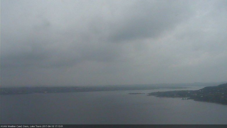 Lake Travis webcam, April 10, 2017 4:20 PM CT