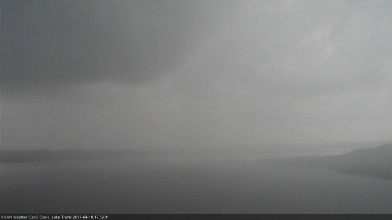 Lake Travis webcam, April 10, 2017 4:55 PM CT