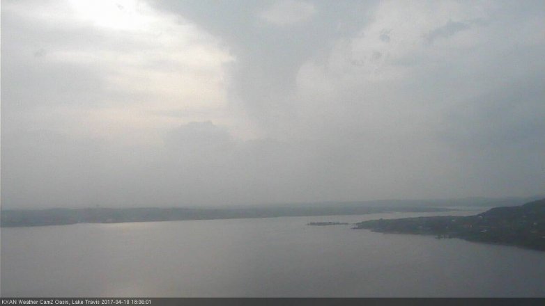 Lake Travis webcam, April 10, 2017 5:30 PM CT