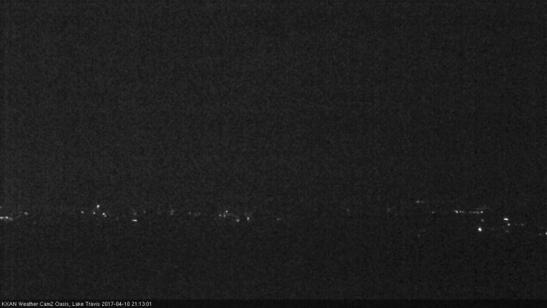 Lake Travis webcam, April 10, 2017 8:15 PM CT