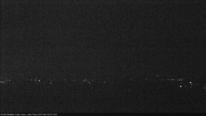 Lake Travis webcam, April 10, 2017 9:35 PM CT