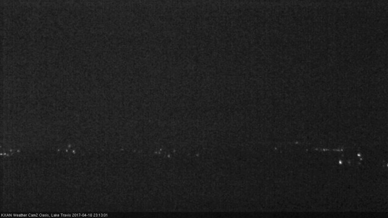 Lake Travis webcam, April 10, 2017 10:25 PM CT