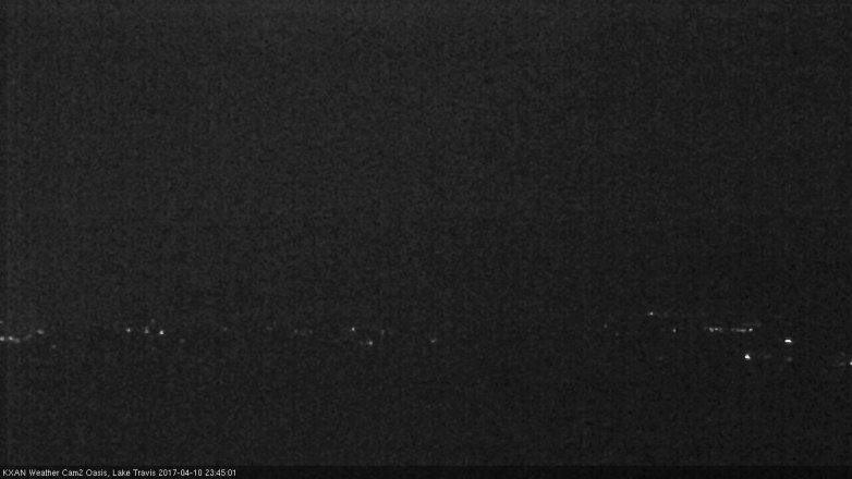 Lake Travis webcam, April 10, 2017 10:50 PM CT