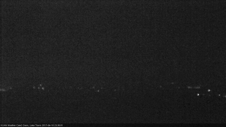 Lake Travis webcam, April 10, 2017 10:55 PM CT