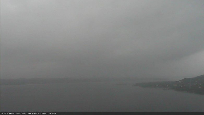 Lake Travis webcam, April 11, 2017 9:35 AM CT