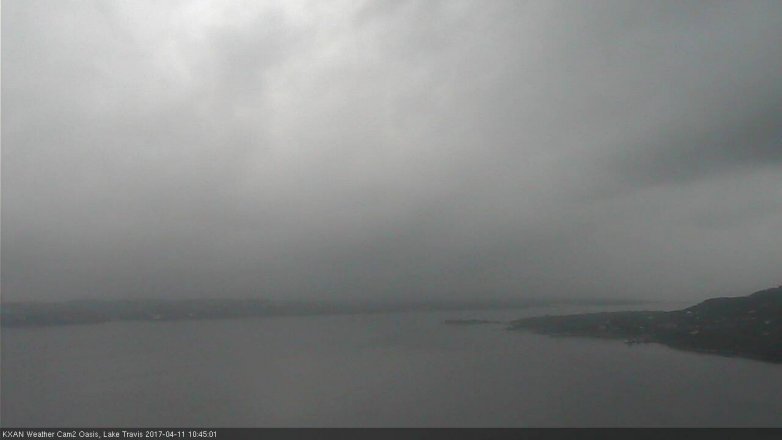 Lake Travis webcam, April 11, 2017 10:00 AM CT