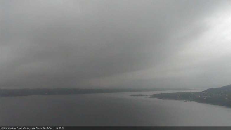Lake Travis webcam, April 11, 2017 10:20 AM CT