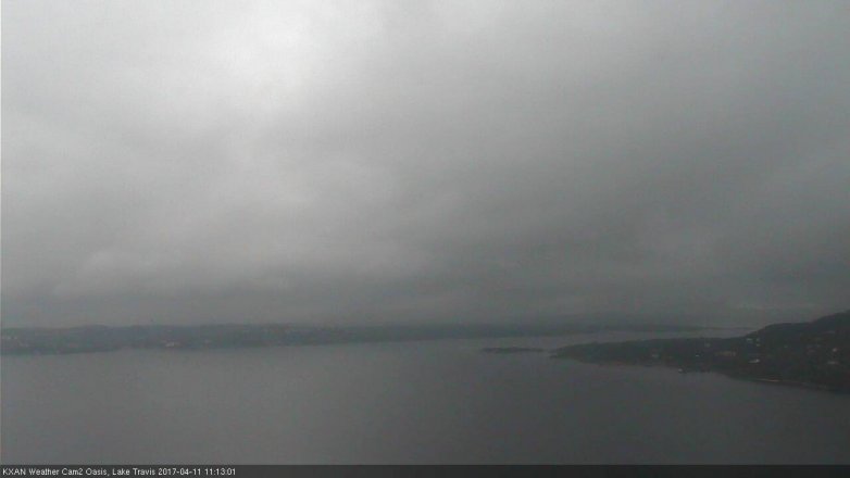 Lake Travis webcam, April 11, 2017 10:35 AM CT