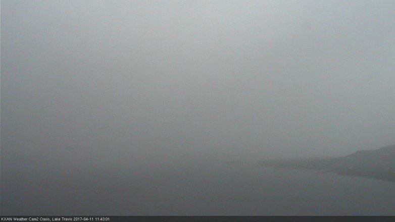 Lake Travis webcam, April 11, 2017 11:05 AM CT