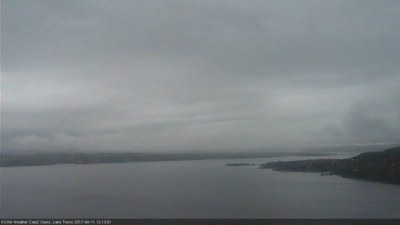 Lake Travis webcam, April 11, 2017 11:15 AM CT