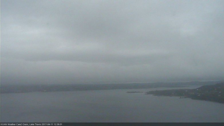 Lake Travis webcam, April 11, 2017 11:40 AM CT