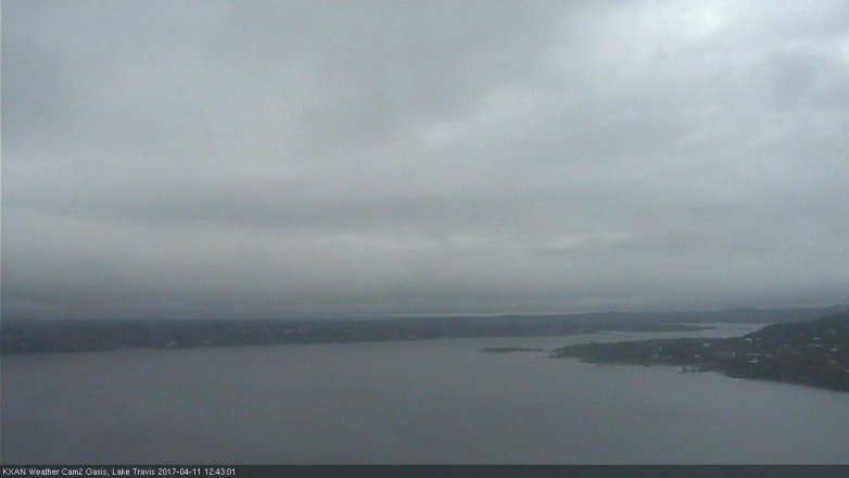 Lake Travis webcam, April 11, 2017 11:45 AM CT