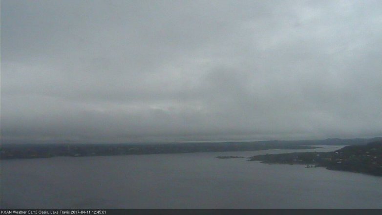 Lake Travis webcam, April 11, 2017 12:00 PM CT