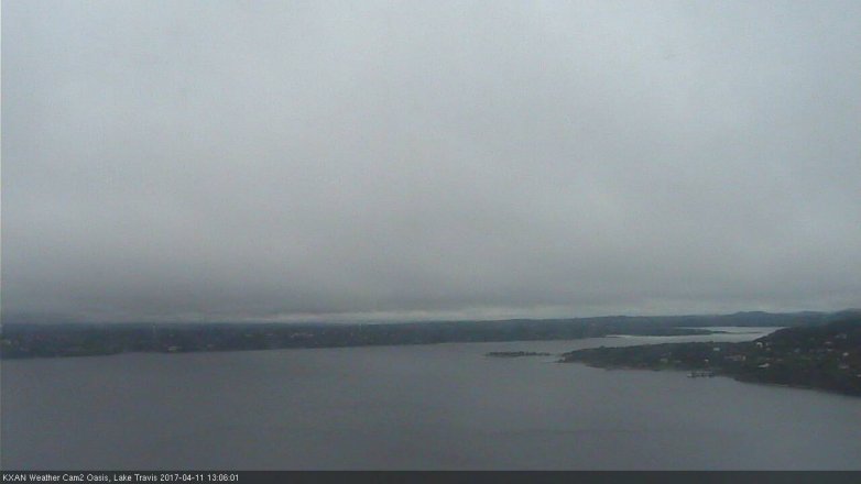 Lake Travis webcam, April 11, 2017 12:25 PM CT