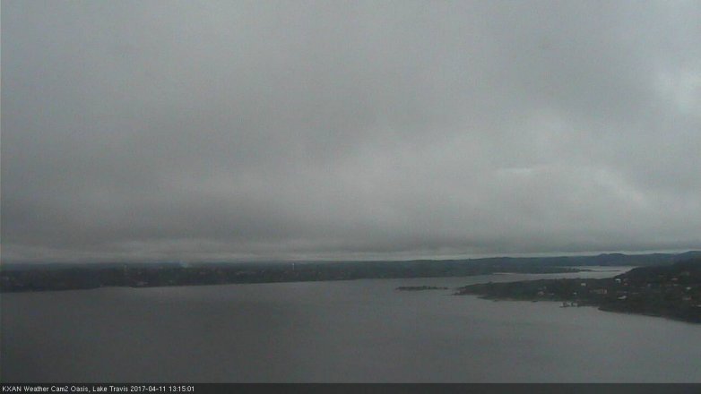 Lake Travis webcam, April 11, 2017 12:30 PM CT