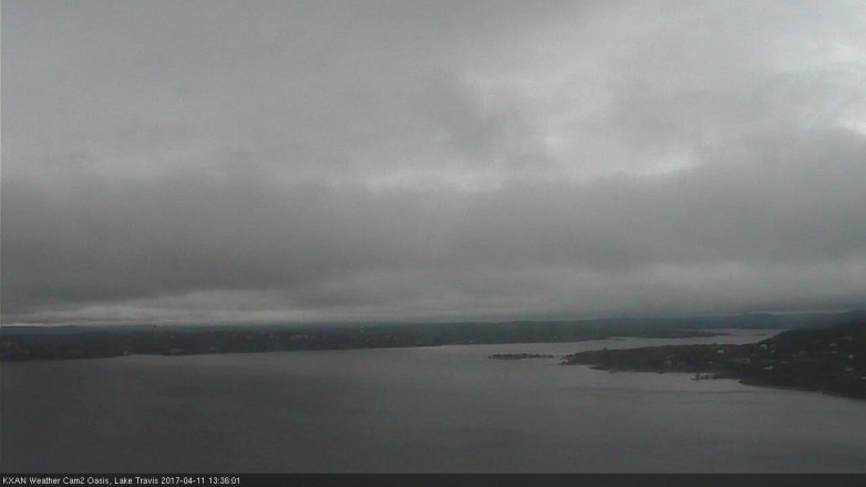 Lake Travis webcam, April 11, 2017 12:35 PM CT