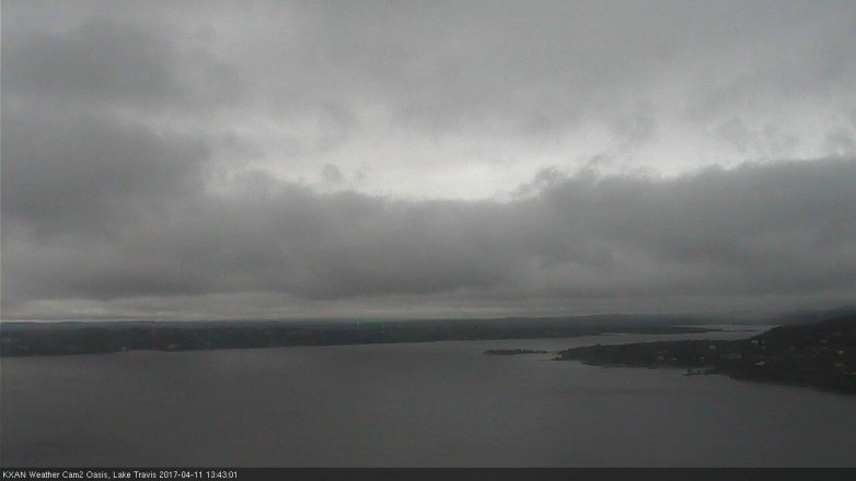 Lake Travis webcam, April 11, 2017 12:55 PM CT