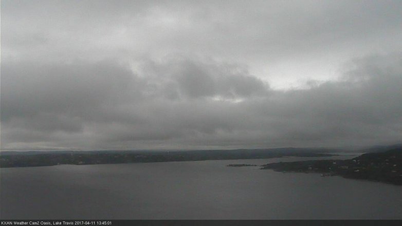 Lake Travis webcam, April 11, 2017 1:05 PM CT