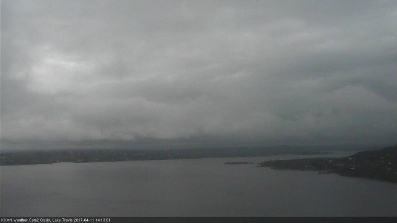 Lake Travis webcam, April 11, 2017 1:15 PM CT
