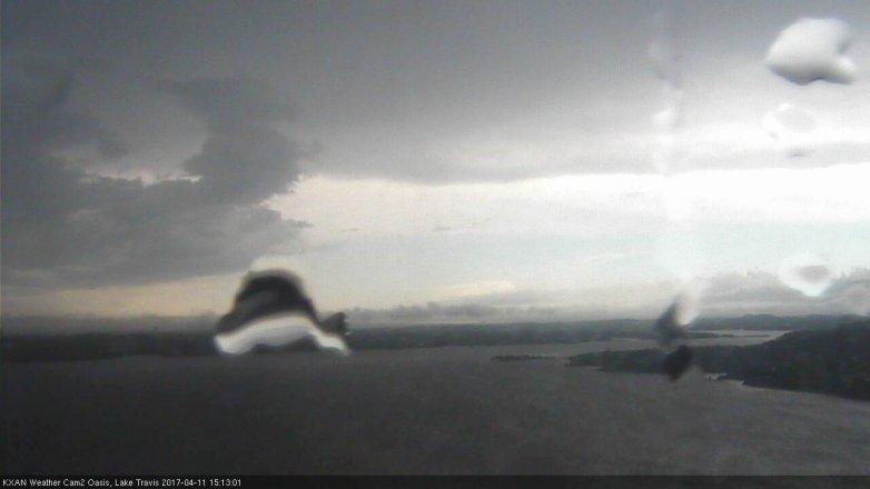 Lake Travis webcam, April 11, 2017 2:25 PM CT