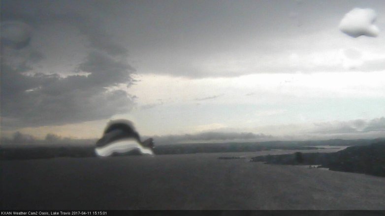 Lake Travis webcam, April 11, 2017 2:30 PM CT