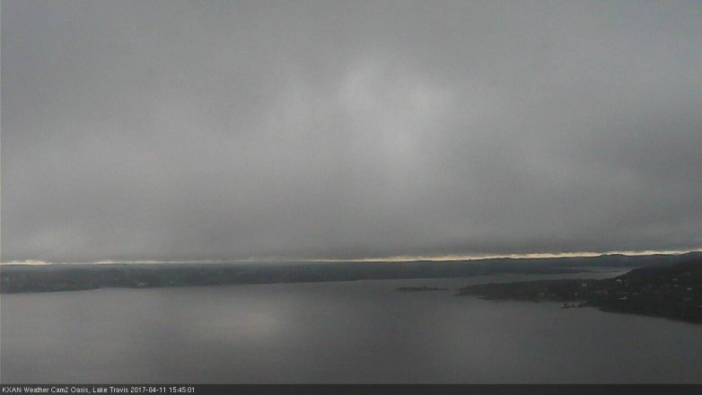 Lake Travis webcam, April 11, 2017 2:55 PM CT