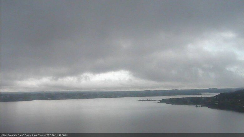 Lake Travis webcam, April 11, 2017 3:05 PM CT