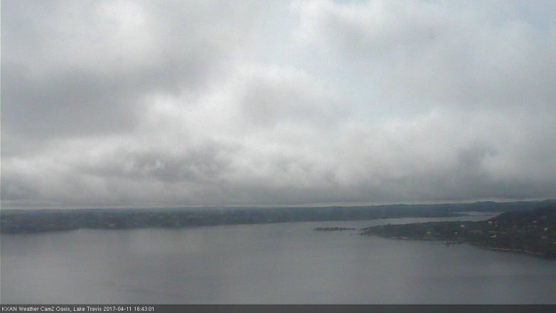 Lake Travis webcam, April 11, 2017 3:50 PM CT