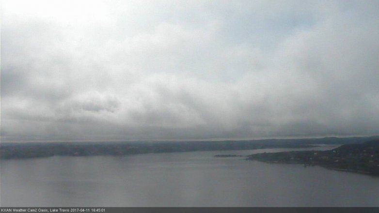 Lake Travis webcam, April 11, 2017 4:00 PM CT