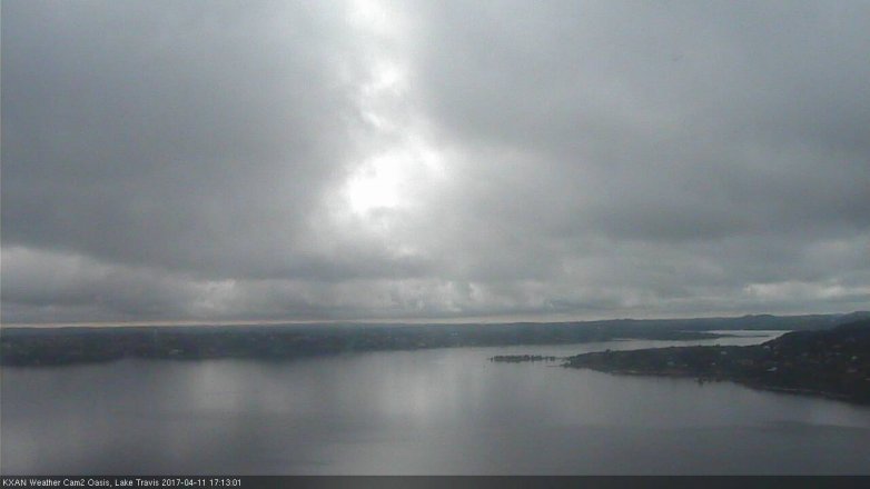 Lake Travis webcam, April 11, 2017 4:30 PM CT