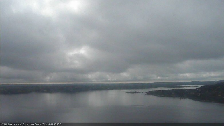 Lake Travis webcam, April 11, 2017 4:40 PM CT