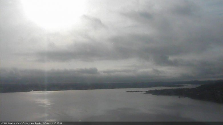 Lake Travis webcam, April 11, 2017 5:10 PM CT