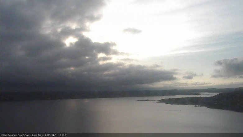 Lake Travis webcam, April 11, 2017 6:10 PM CT