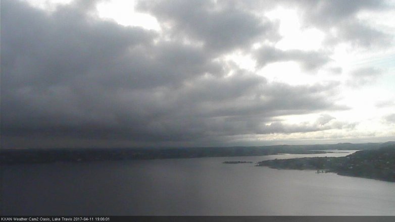 Lake Travis webcam, April 11, 2017 6:30 PM CT