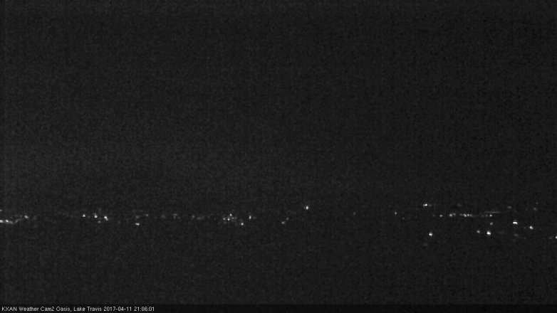 Lake Travis webcam, April 11, 2017 8:15 PM CT