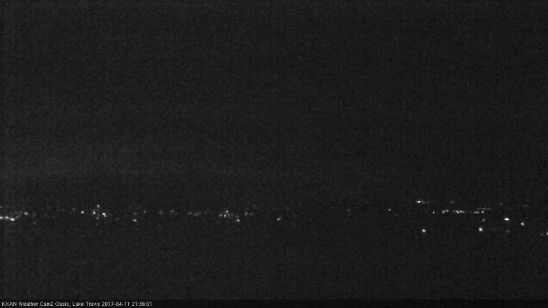 Lake Travis webcam, April 11, 2017 8:40 PM CT