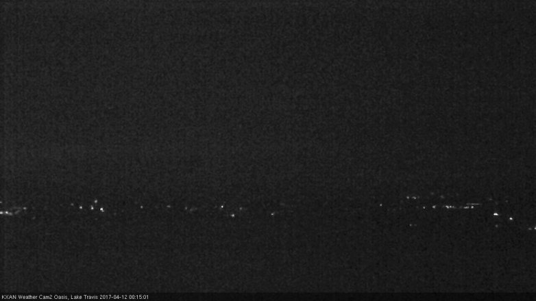 Lake Travis webcam, April 11, 2017 11:35 PM CT