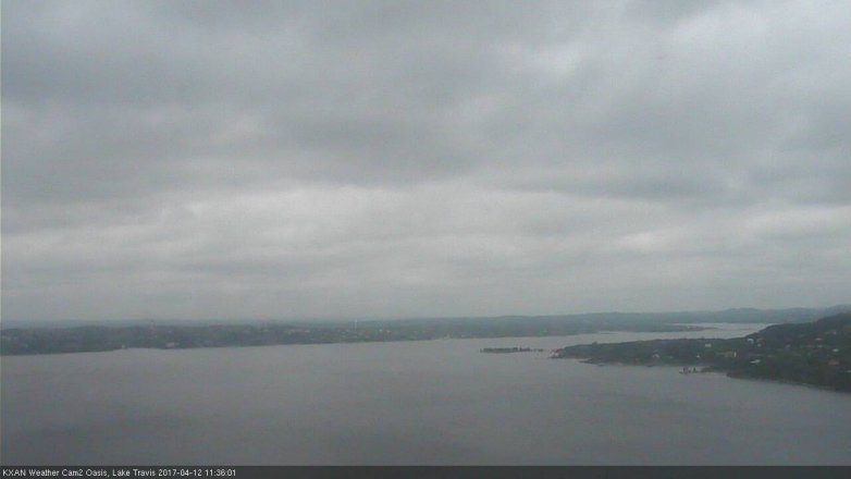 Lake Travis webcam, April 12, 2017 10:40 AM CT