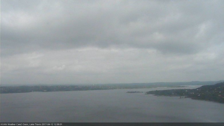 Lake Travis webcam, April 12, 2017 11:25 AM CT