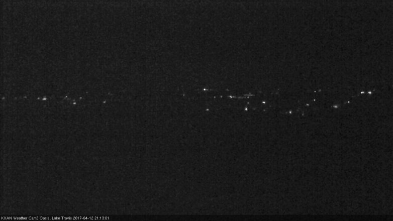 Lake Travis webcam, April 12, 2017 8:10 PM CT