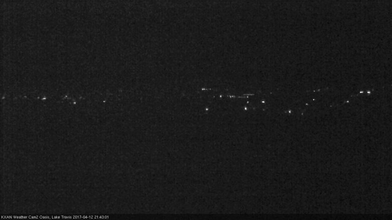 Lake Travis webcam, April 12, 2017 8:55 PM CT
