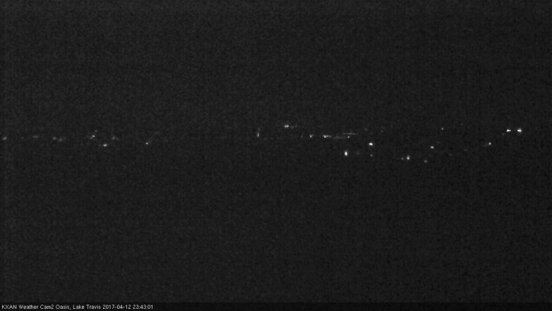 Lake Travis webcam, April 12, 2017 10:45 PM CT