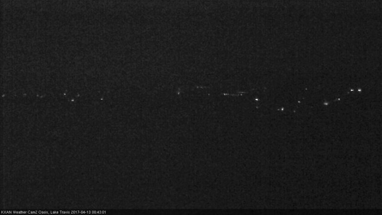 Lake Travis webcam, April 12, 2017 11:50 PM CT