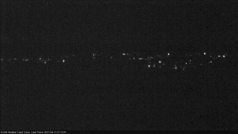 Lake Travis webcam, April 13, 2017 8:10 PM CT